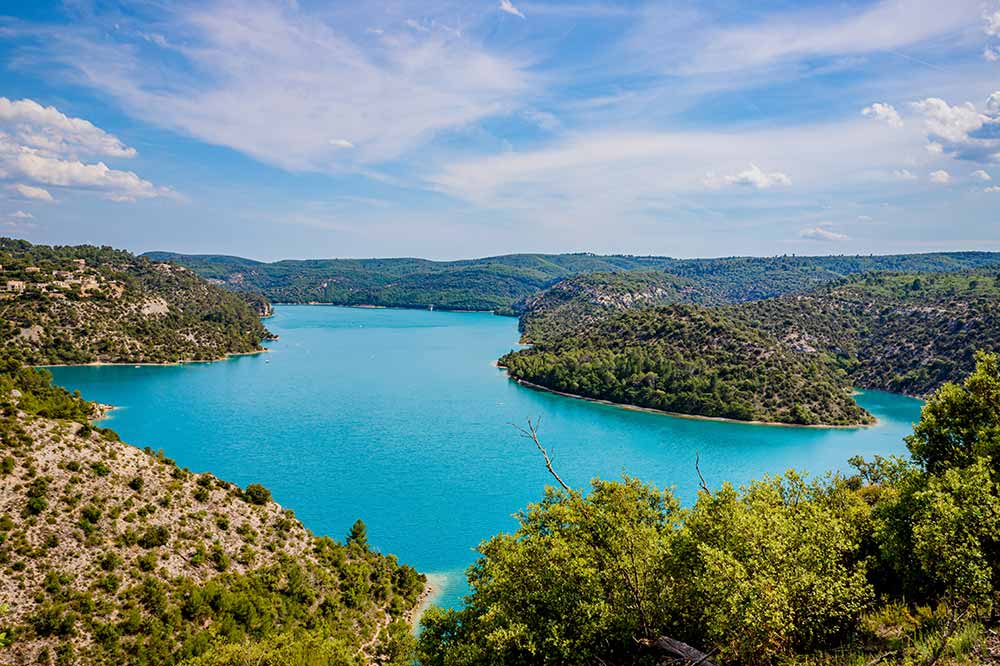 Le lac d'Esparron